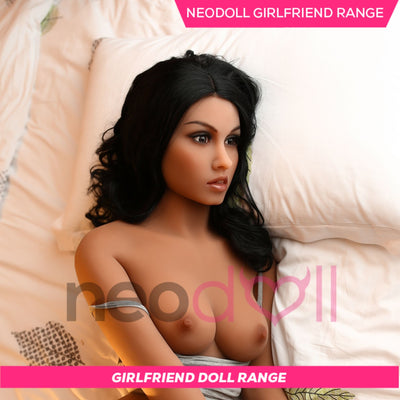 Neodoll - Rosie 158cm - Black Curley  - Girlfriend Range - Realistic Doll - Tan