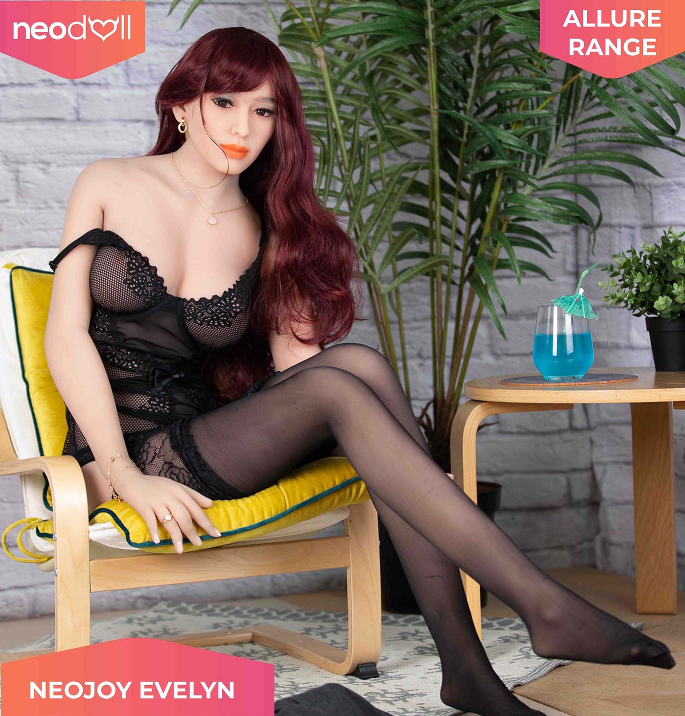 Neodoll Allure - Evelyn - Realistic Sex Doll - 166cm - Tan