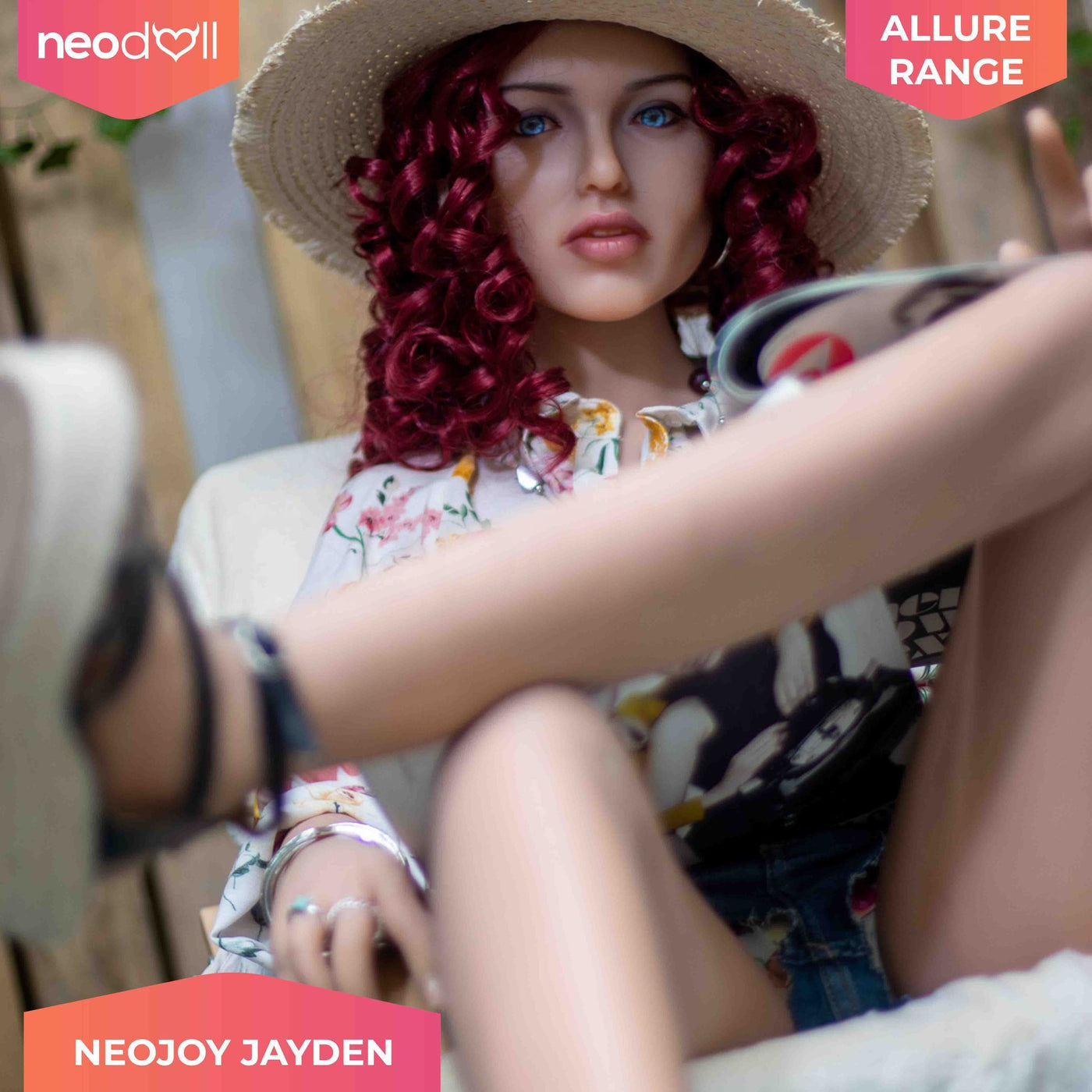 Neodoll Allure - Jayden - Silicone TPE Hybrid Sex Doll - 157cm
