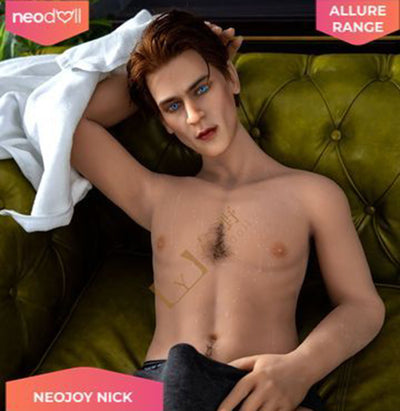 Neodoll Allure - Nick - Realistic Male Sex Doll - 173cm - Tan - 23cm Penis