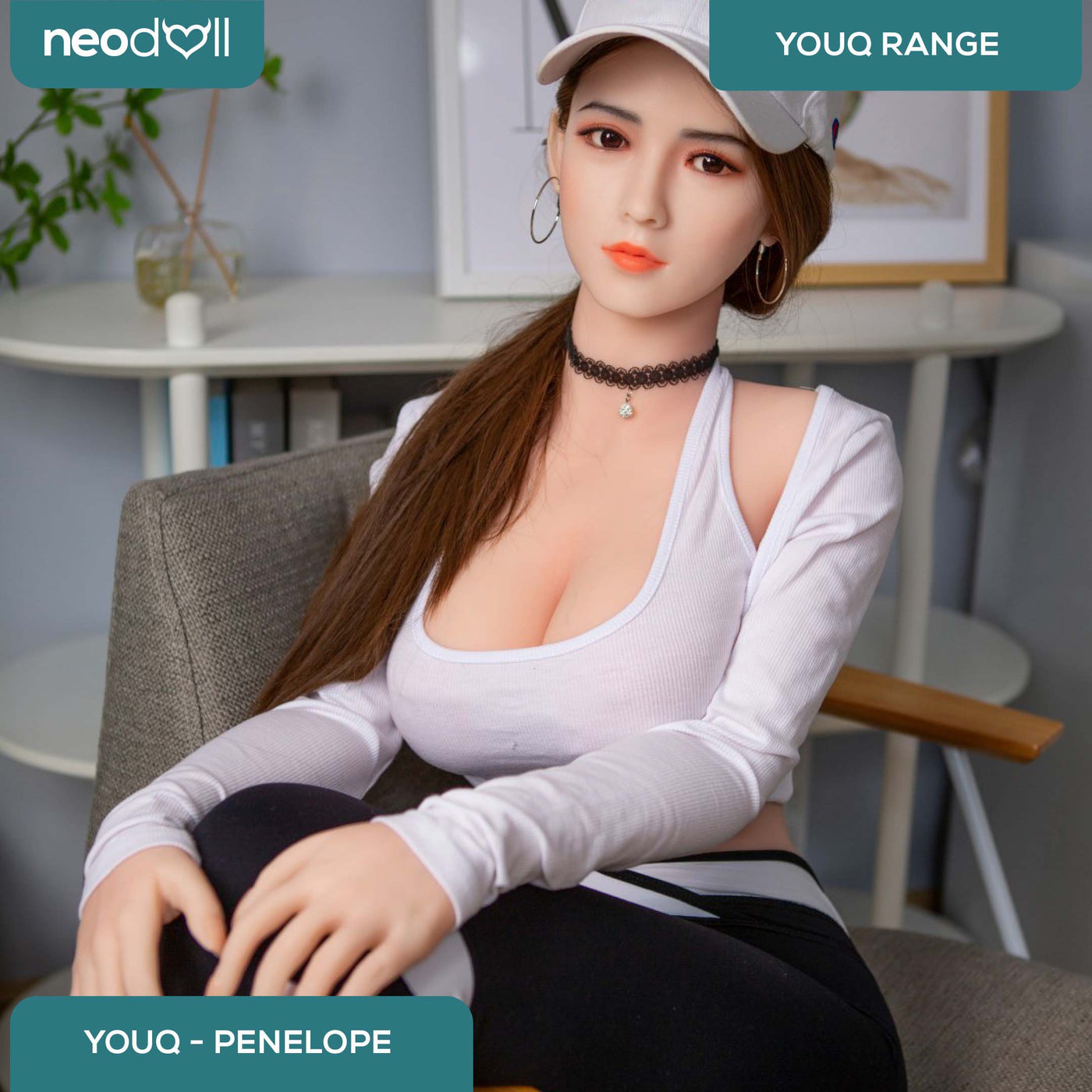 Youqdoll - Penelope - Realistic Full Silicone Sex doll - 163cm - Natural