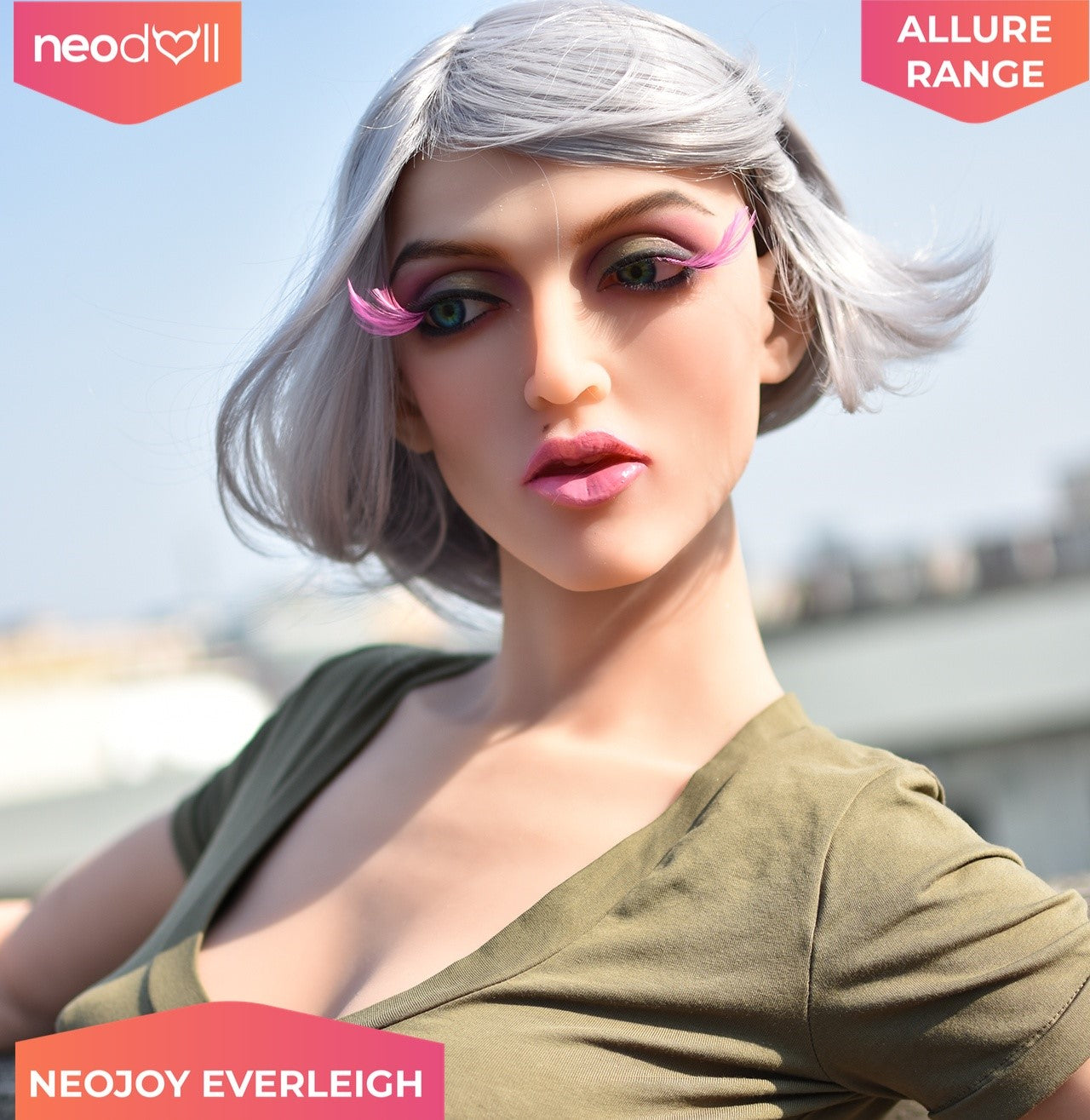 Sex Doll Everleigh | 163cm Height | Tan Skin | Shrug & Standing | Neodoll Allure