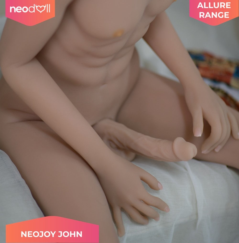 Neodoll Allure John - Realistic Male Sex Doll - 154cm - Tan - 17cm penis