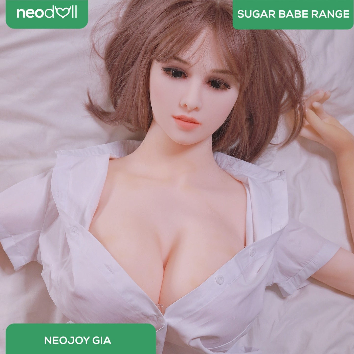 Sex Doll Gia | 170cm Height | Natural Skin | Shrug & Standing & Gel Breast | Neodoll Sugar Babe