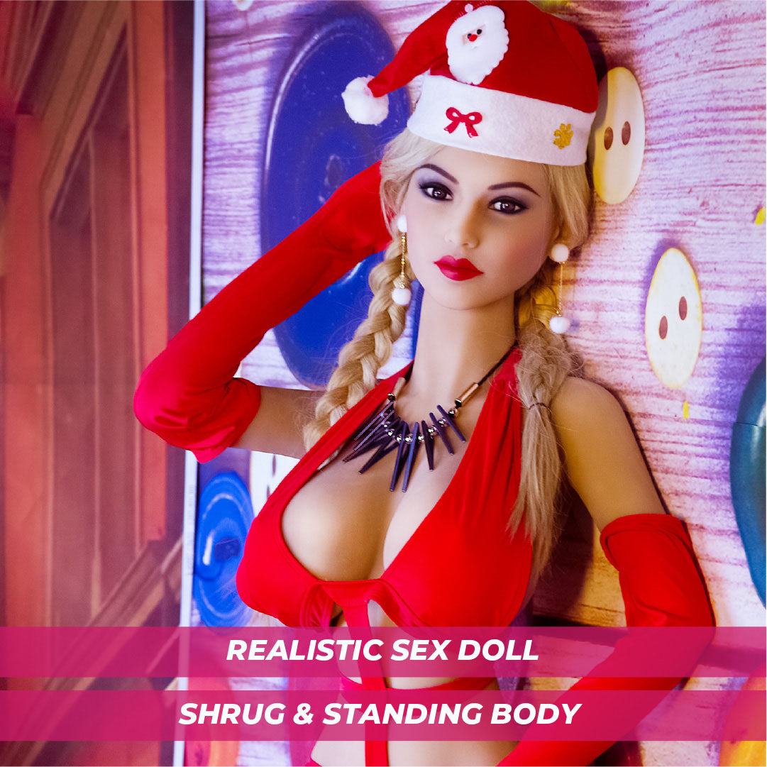 SoulMate - Arabella - Realistic Sex Doll - 158cm - White