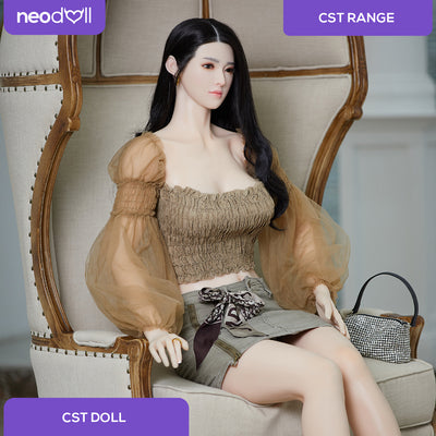 Full Silicone Sex Doll Adeline | 165cm Height | Natural Skin | Shrug & Standing | CST Doll