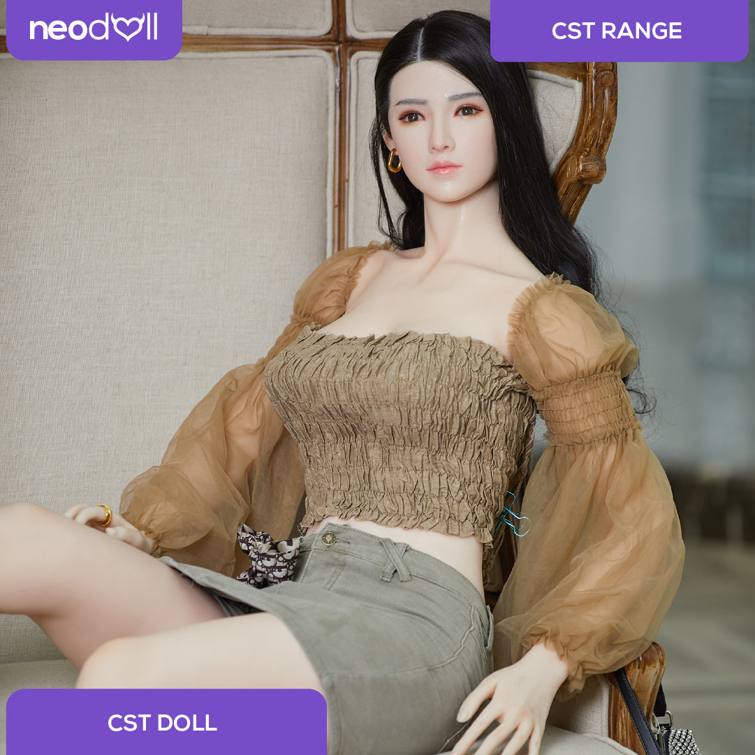 Full Silicone Sex Doll Adeline | 165cm Height | Natural Skin | Shrug & Standing | CST Doll