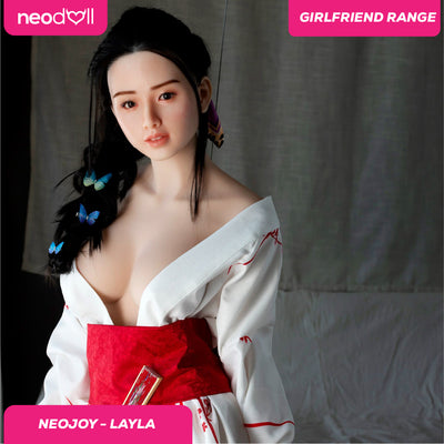 Silicone TPE Hybrid Sex Doll Layla | 158cm Height | Natural Skin | Shrug & Standing | Neodoll Girlfriend