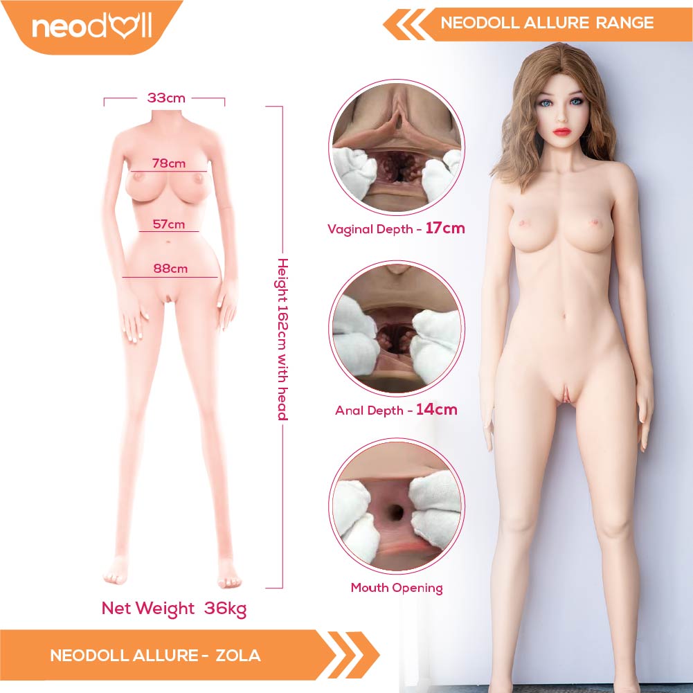 Sex Doll Zola | 162cm Height | Natural Skin | Neodoll Allure
