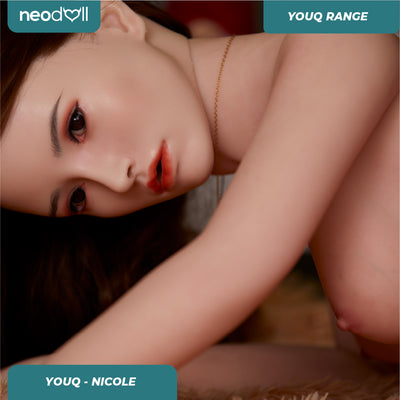 Youqdoll - Nicole - Silicone TPE Hybrid Sex doll - 150cm - Implanted Hair - Natural