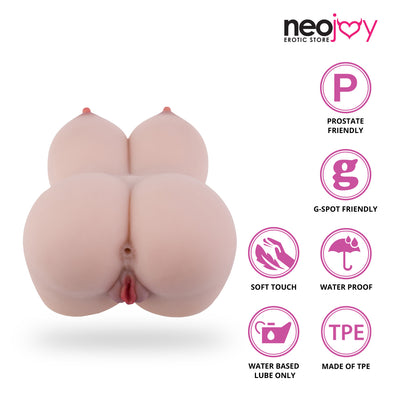 Neojoy - Tess Big Butt & Boobs - 3kg - White Skin