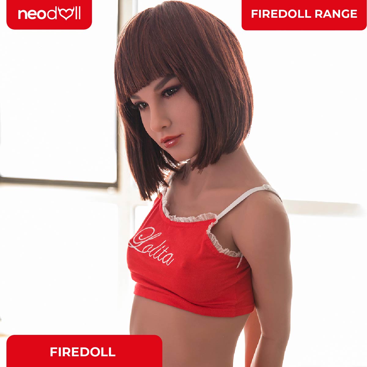 Sex Doll Lolita | 168cm Height | Light Tan Skin | Shrug & Standing | Neodoll Firedoll