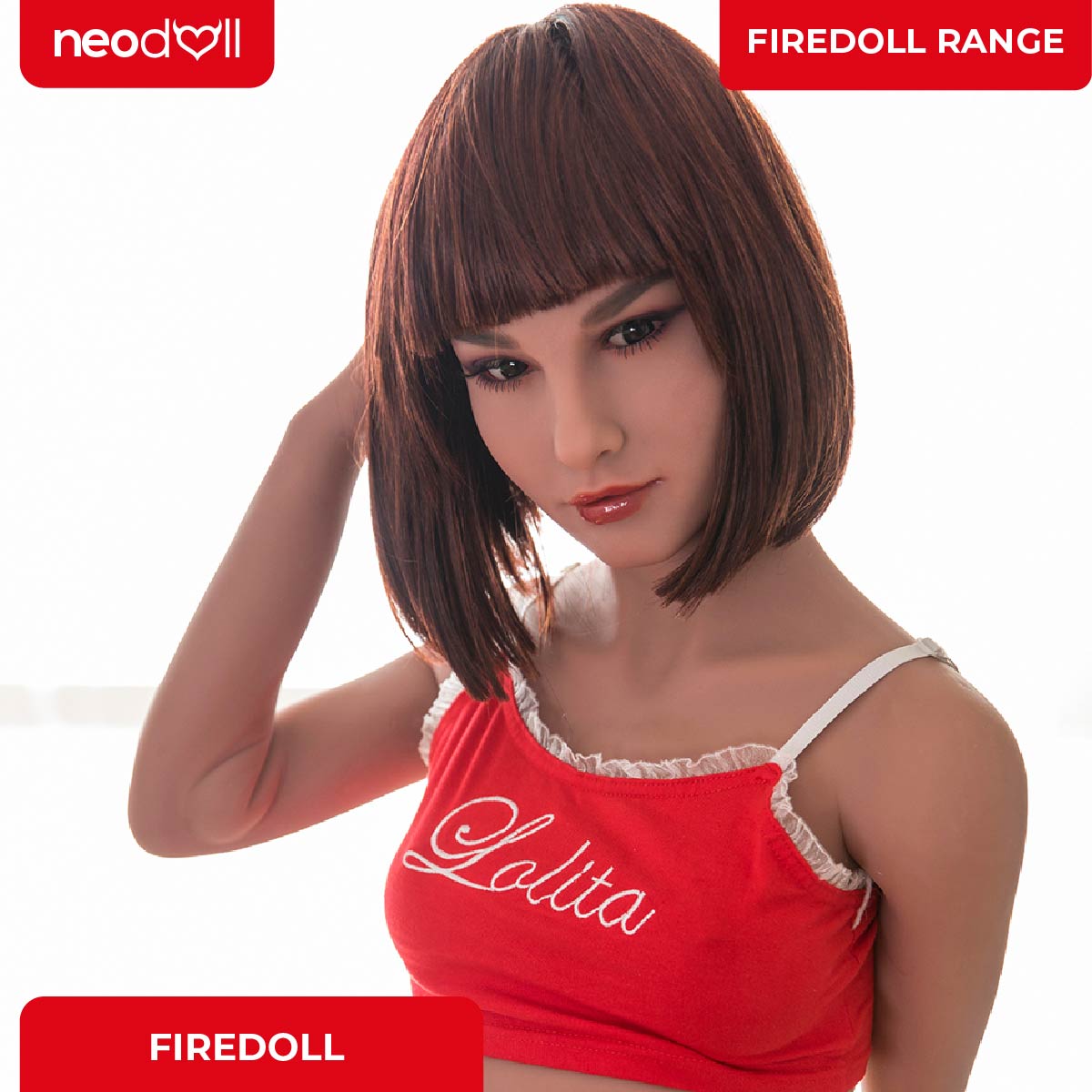 Sex Doll Lolita | 168cm Height | Light Tan Skin | Shrug & Standing | Neodoll Firedoll
