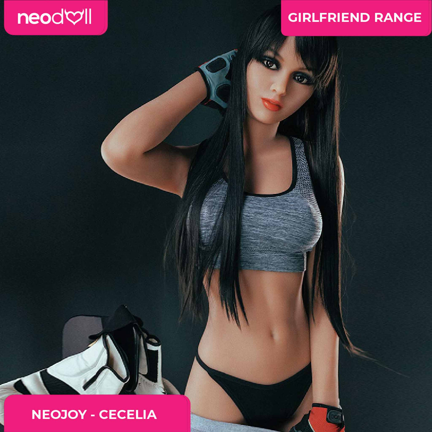 Sex Doll Cecelia | 166cm Height | Tan Skin | Standing & Shrug | Neodoll Girlfriend