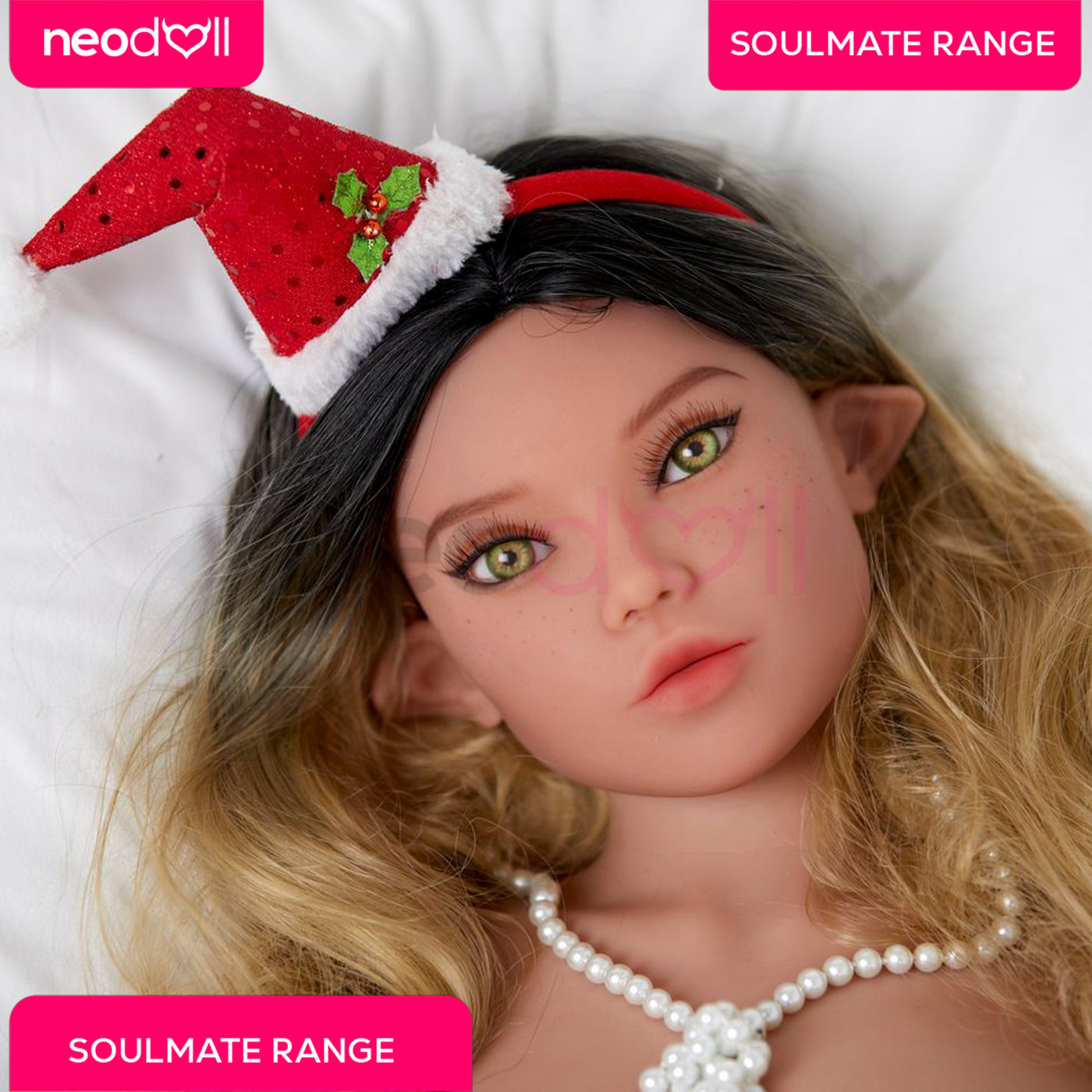SoulMate Doll - Diana Elf Head - X mas - Sex Doll Torso - Light Brown