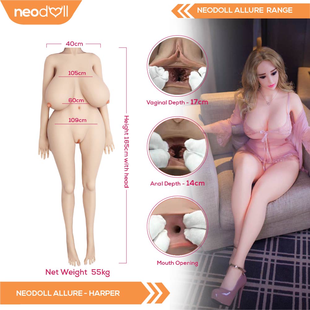 Sex Doll Harper | 165cm Height | Natural Skin | Fat Body | Neodoll Allure