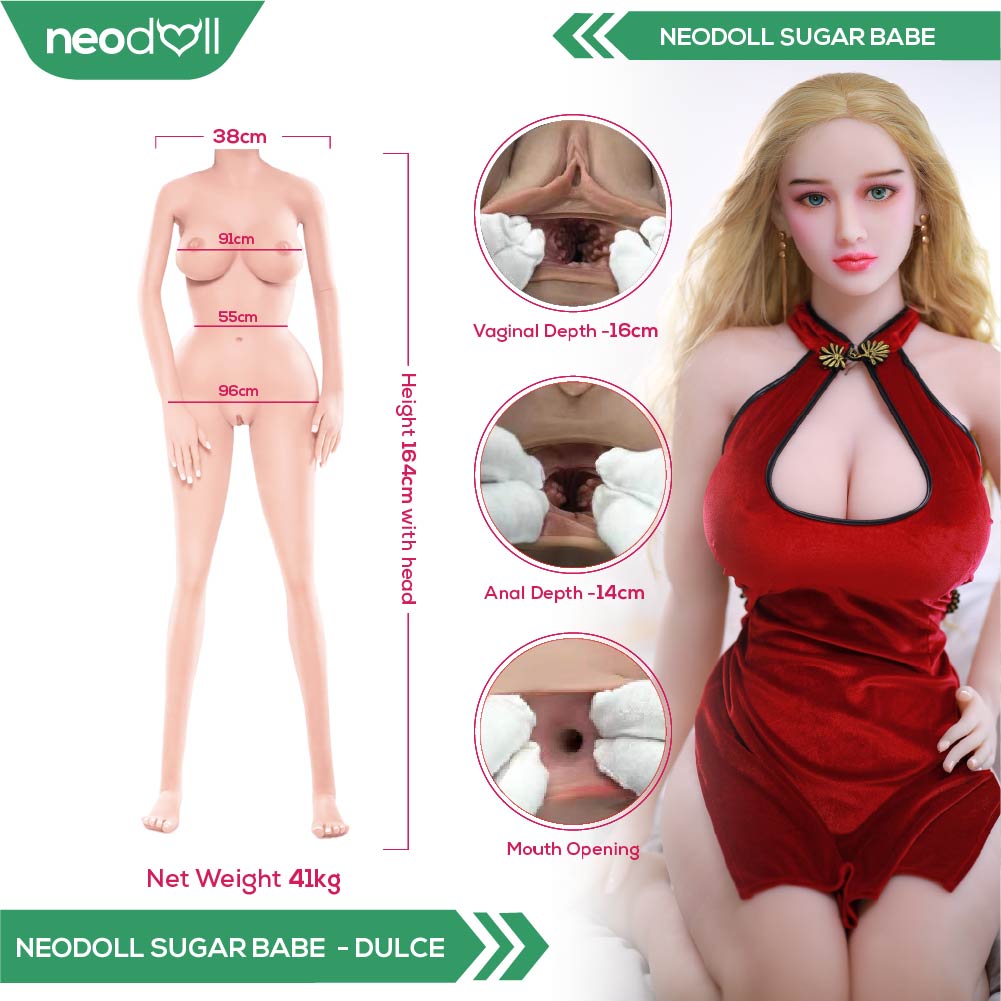 Neodoll Sugar Babe - Dulce - Realistic Sex Doll - 164cm - Silicone Color