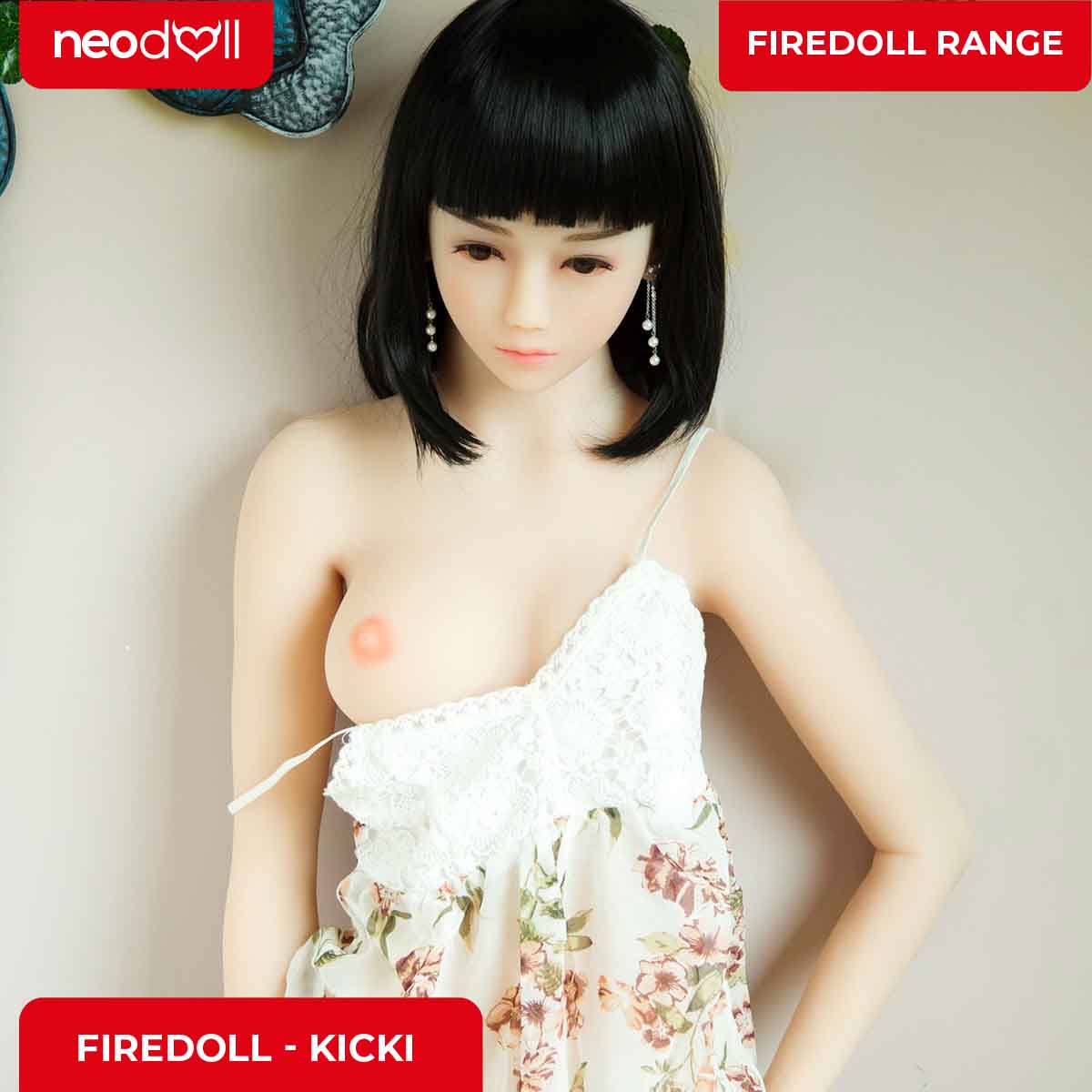 Sex Doll Kicki | 157cm Height | Natural Skin | Shrug & Standing | Neodoll Firedoll