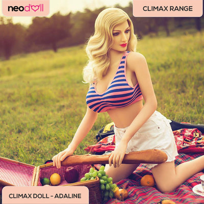 Climax Doll - Adaline - Realistic Sex Doll - Gel Breast - 158cm - White