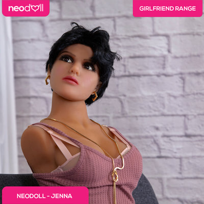 Neojoy Easy Torso With Girlfriend Jenna Head - Realistic Sex Doll Torso With Head Connector - Tan - 17kg