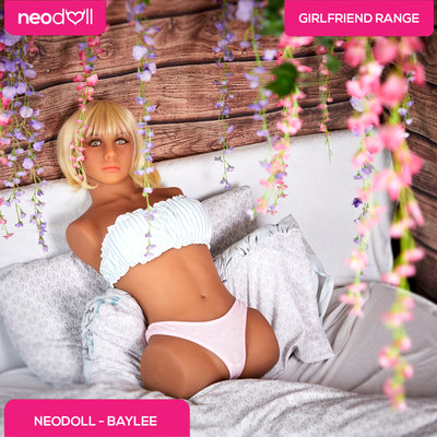 Neojoy Easy Torso With Girlfriend Baylee Head - Realistic Sex Doll Torso With Head Connector - Tan - 17kg