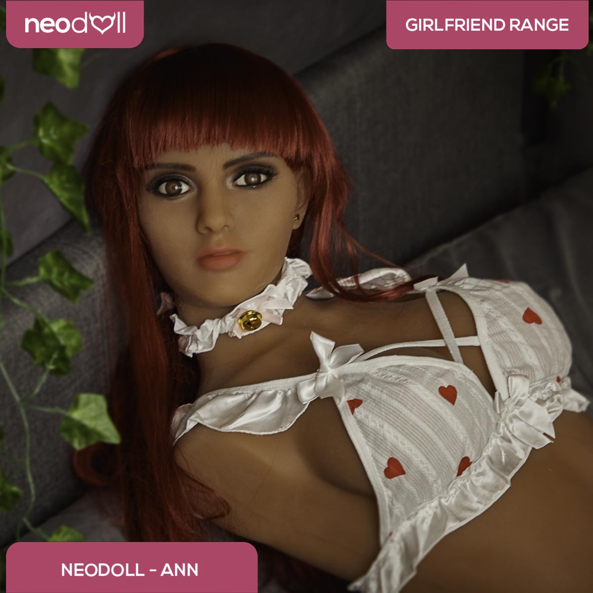 Neojoy Easy Torso With Girlfriend Kira Head - Realistic Sex Doll Torso With Head Connector - Tan - 17kg