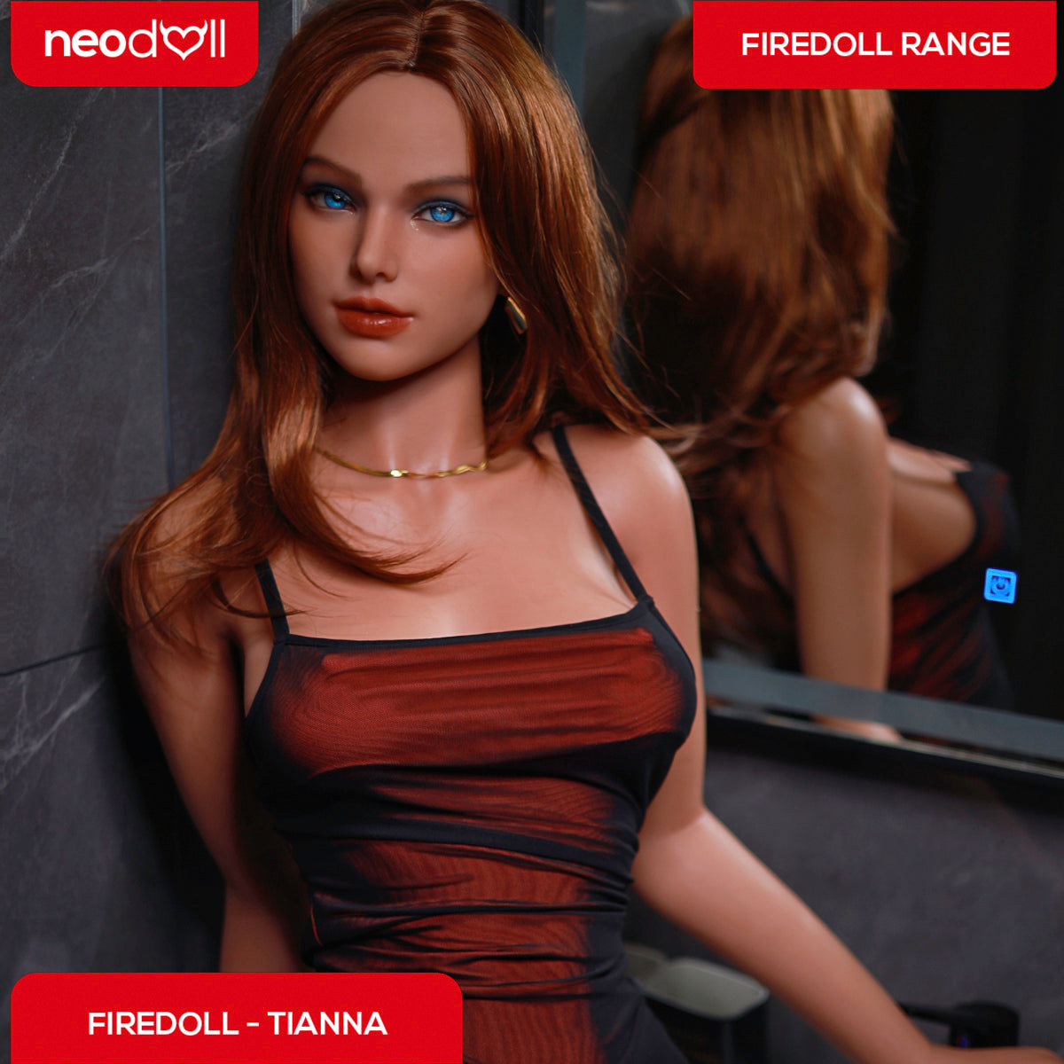 Fire Doll - Tianna - Realistic Sex Doll - Gel Breast - 166cm - Articulated Hand - Light Tan