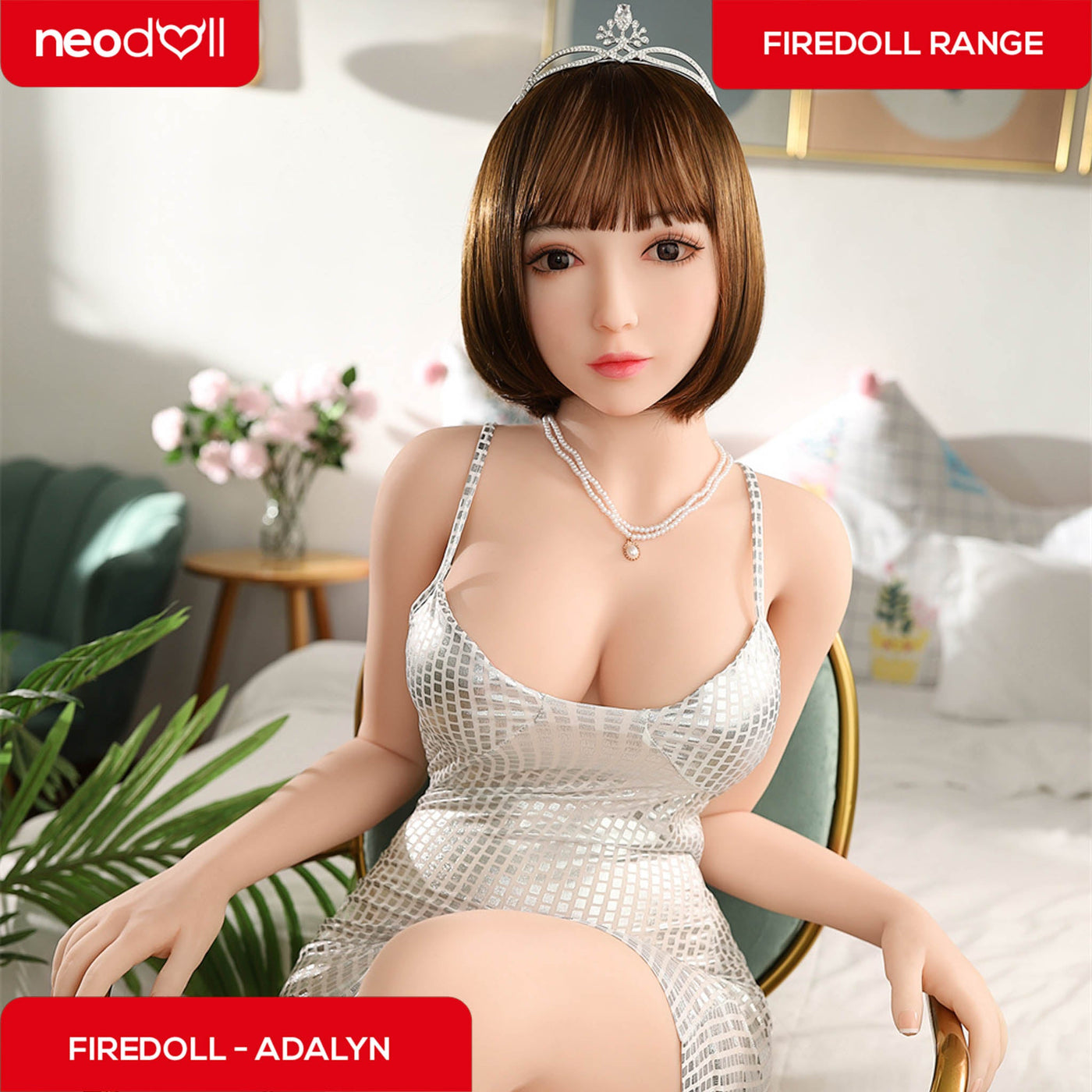 Fire Doll - Adalyn - Realistic Sex Doll - 163cm - Natural - Gel Breast