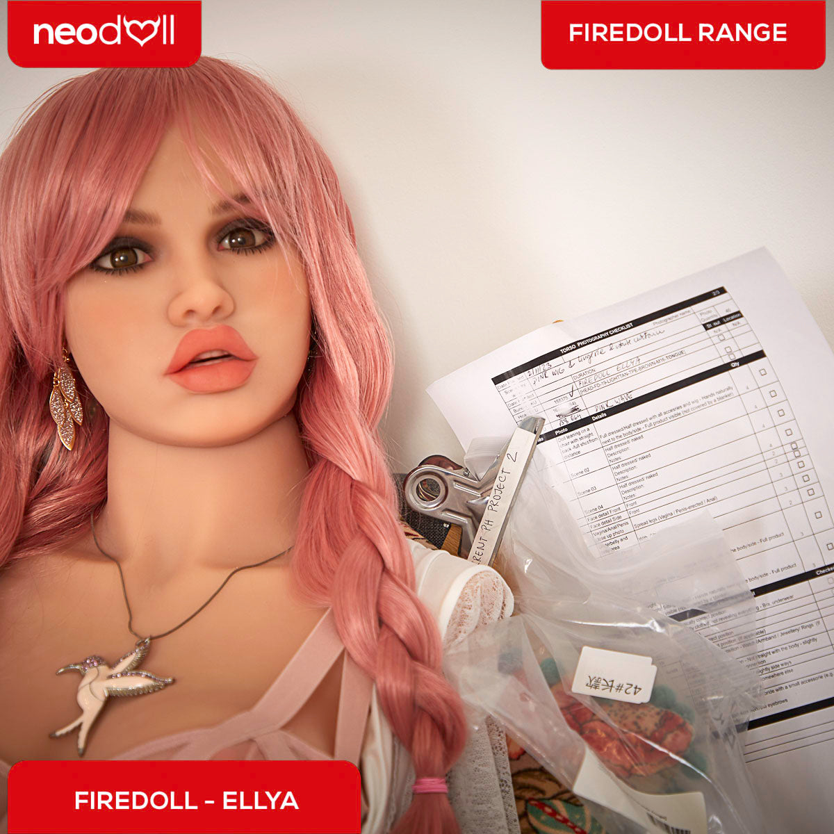 Firedoll Torso - Ellya - Realistic Sex Doll Torso - 70cm - Light tan