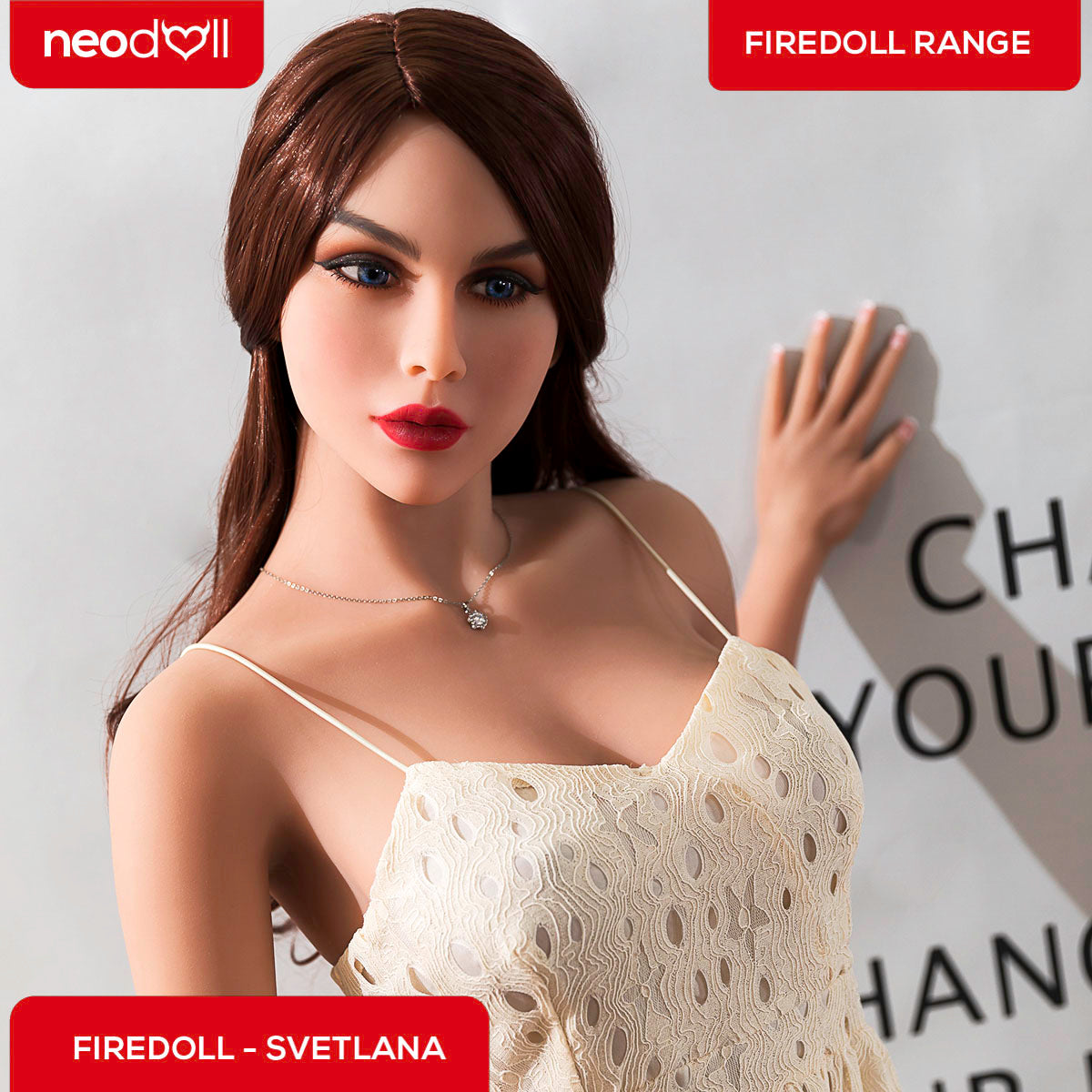 Fire Doll - Svetlana - Realistic Sex Doll - 166cm - Light Tan - Gel Breast