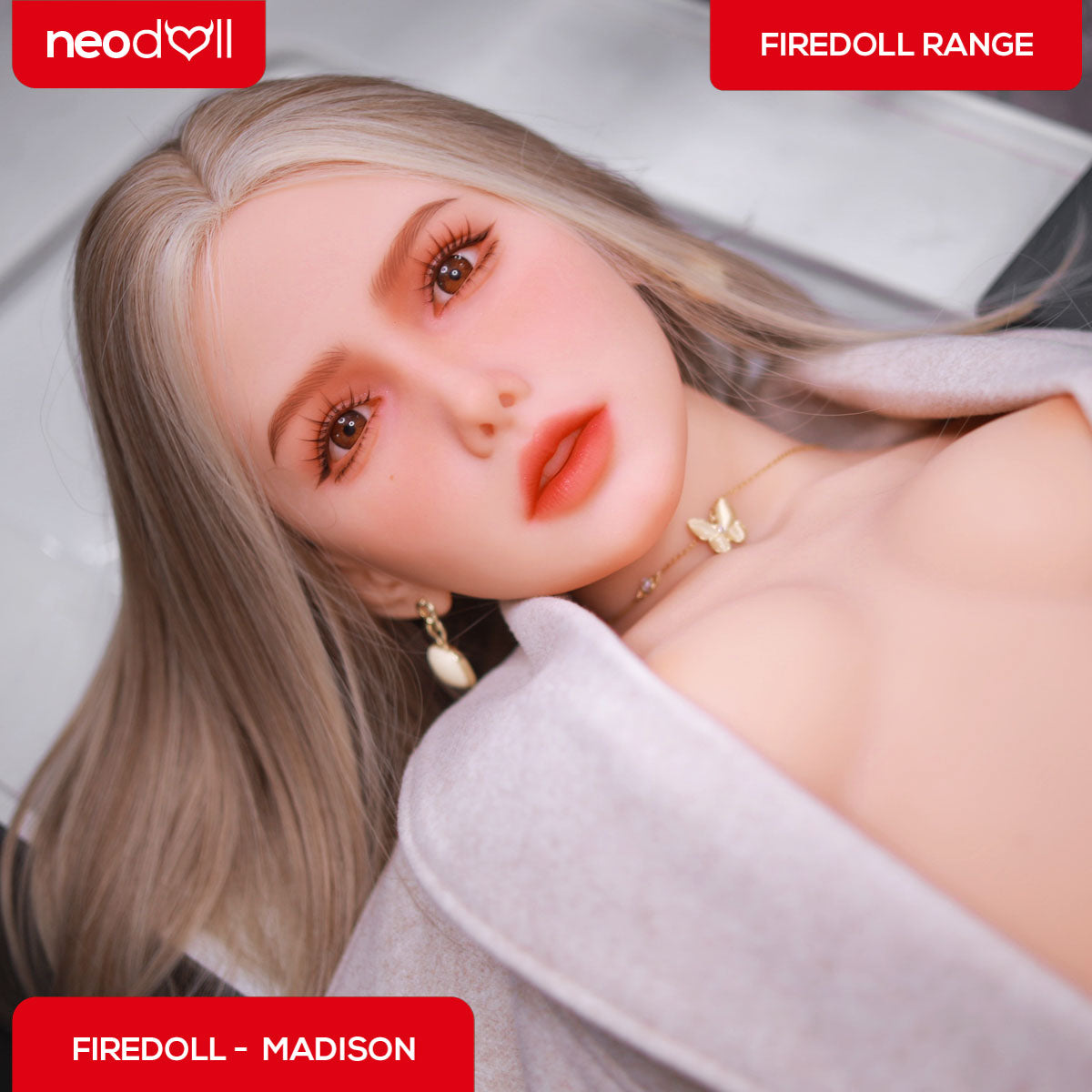 Firedoll Torso - Madison - Realistic Sex Doll Torso - Light tan