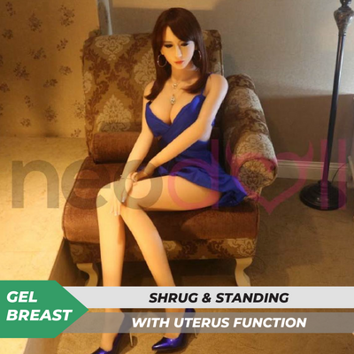 Sex Doll Jessica | 165cm Height | Natural Skin | Shrug & Standing & Uterus & Gel Breast | Neodoll Sugar Babe