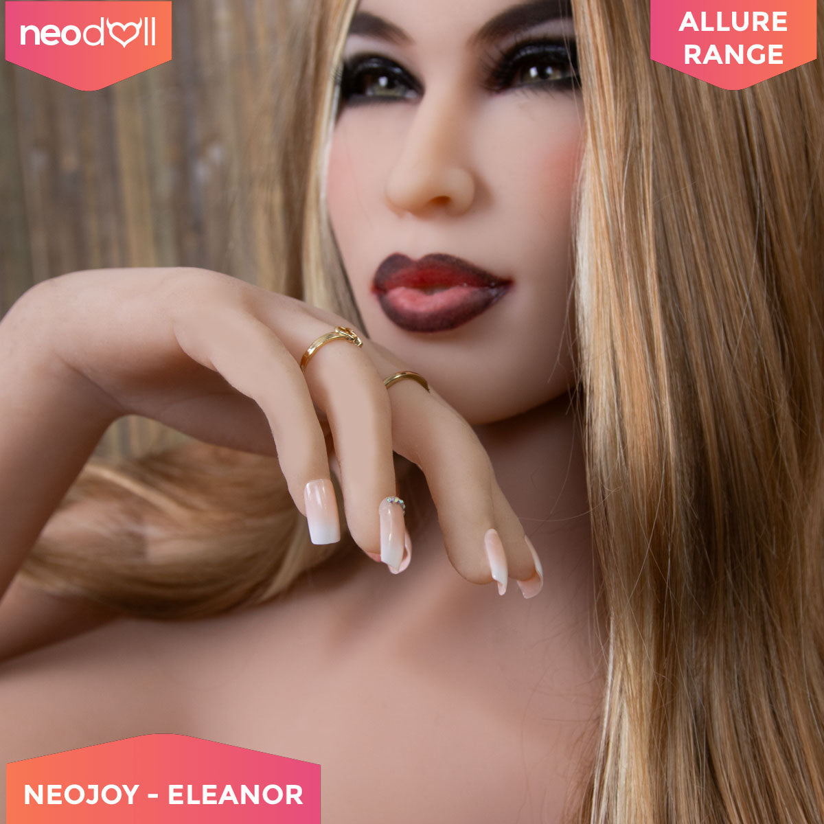 Neodoll Allure Eleanor Sex Doll Torso With Hands - Tan