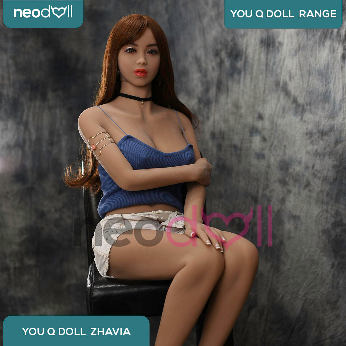 Sex Doll Zhavia | 158cm Height | Tan Skin | Shrug & Standing | Youqdoll