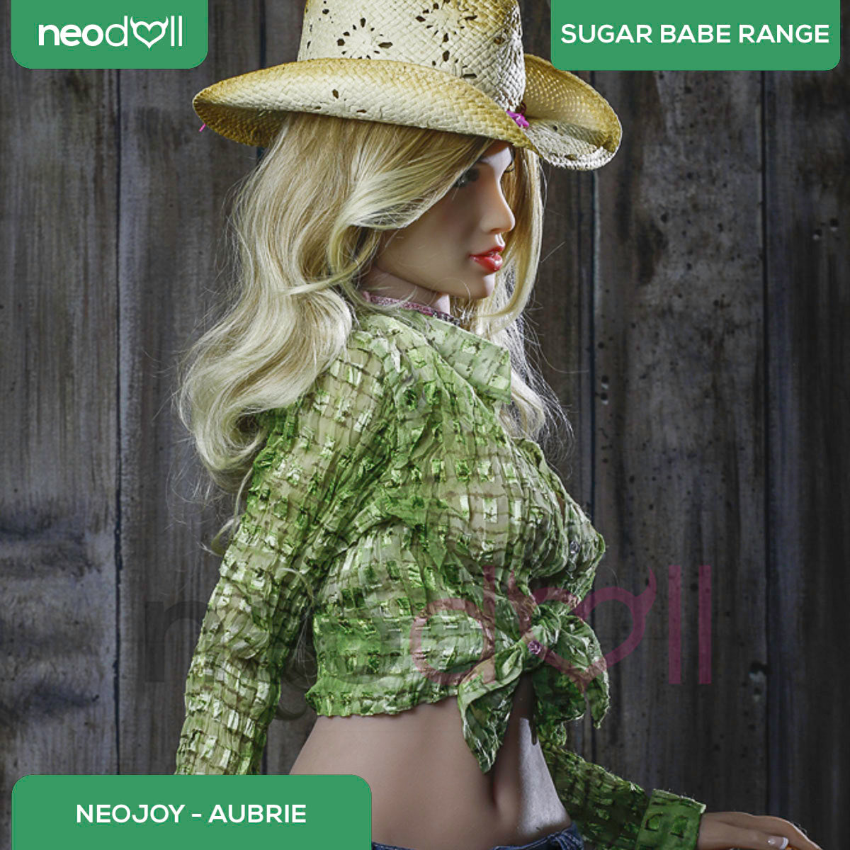 Neodoll Sugar Babe - Aubrie - Realistic Sex Doll - Gel Breast - Uterus - 168cm - Tan