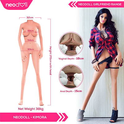 Sex Doll Kimora | 170cm Height | Tan Skin | Standing & Shrug | Neodoll Girlfriend