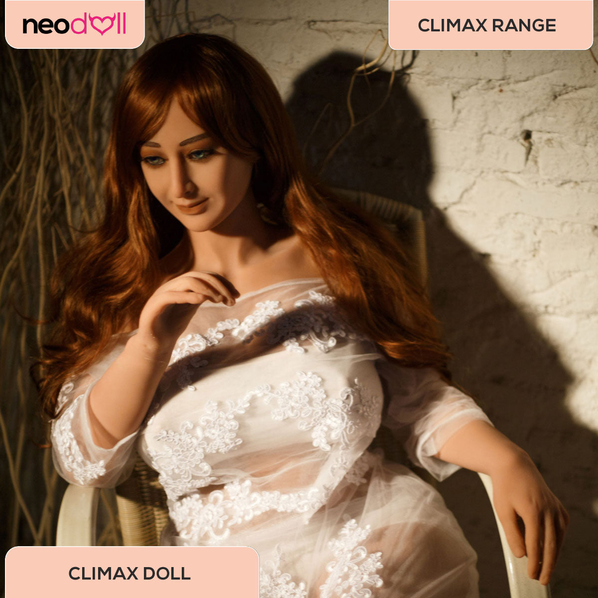 Climax Doll - Briella - Realistic Sex Doll - Gel Breast - Fat Body - 160cm - Tan