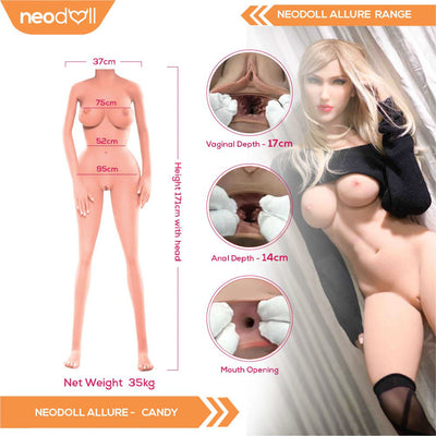 Neodoll Allure Candy - Realistic Sex Doll - 171cm - Tan