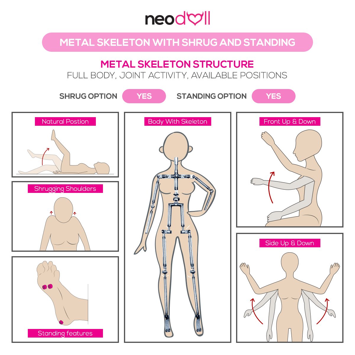 Neodoll Racy Anna - Realistic Sex Doll - 160cm - Tan
